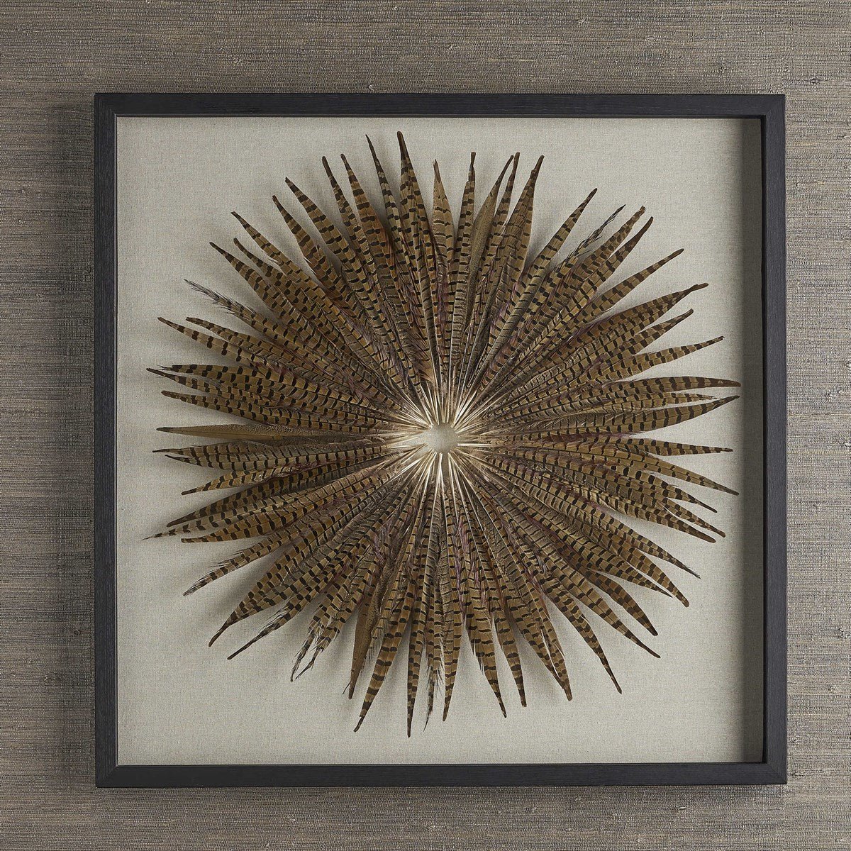 Feather Burst Shadow Box Paintings & Pictures| Uttermost