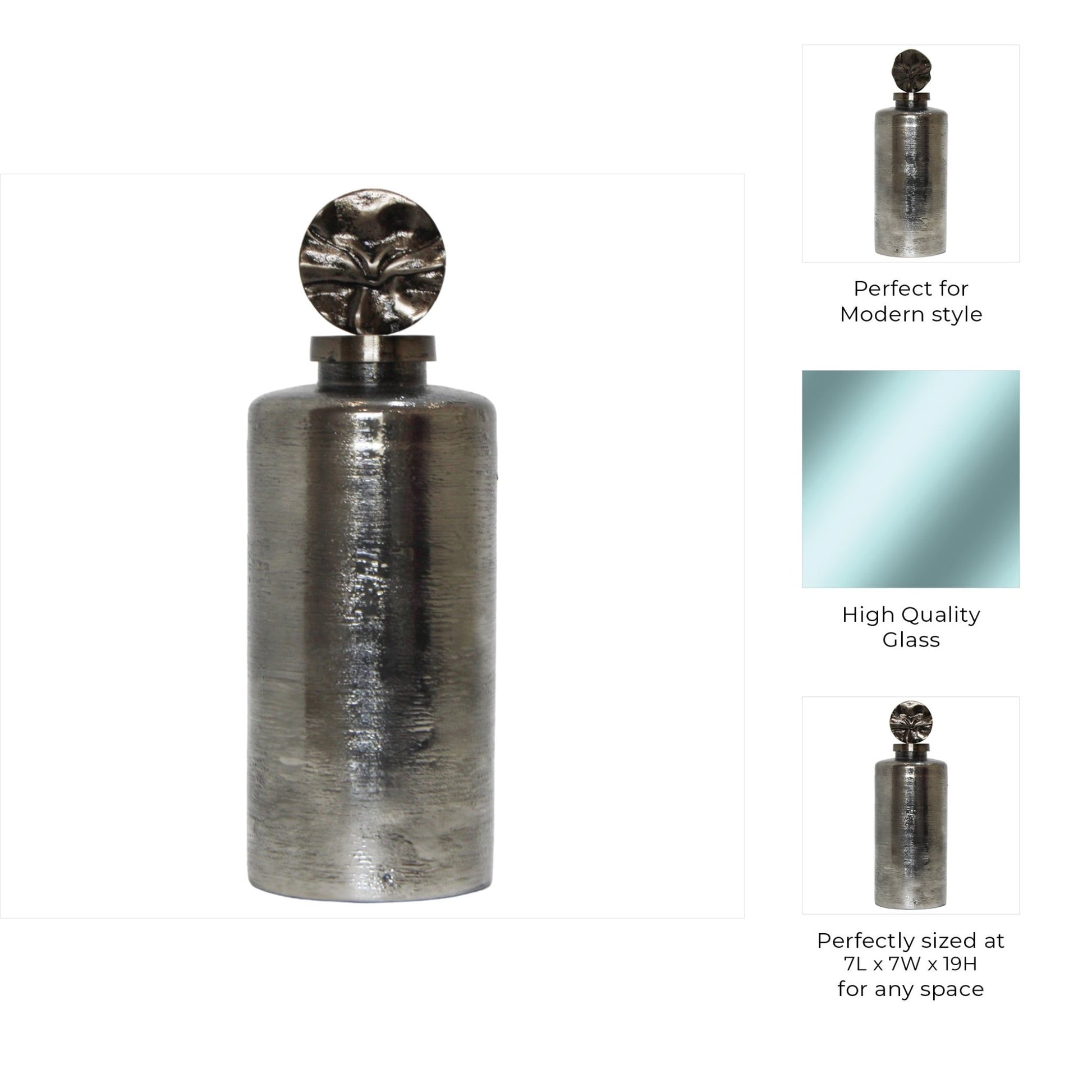 Feist Container With Topper Vases and Jars| Sagebrook Home