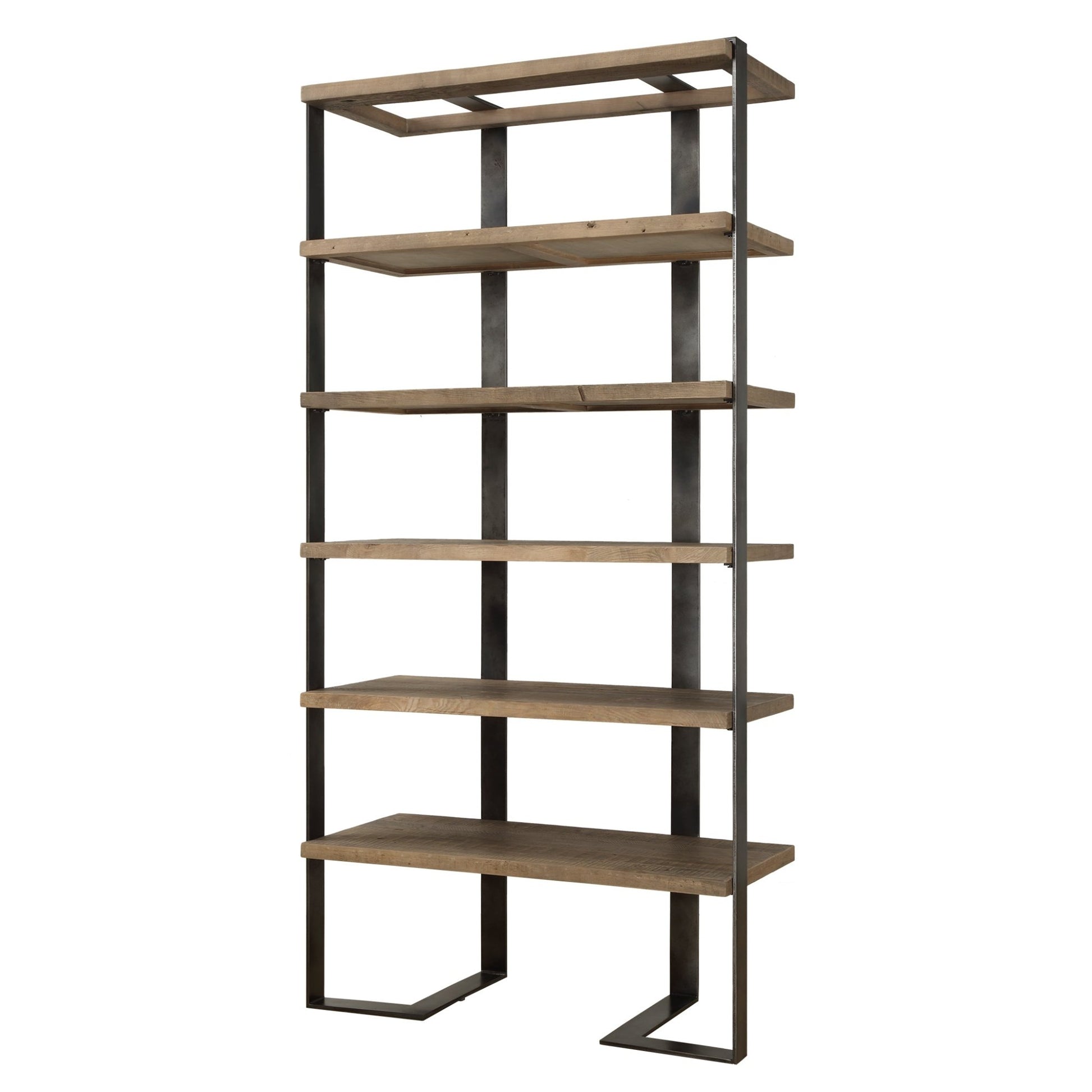 Felix Reclaimed Oak Etagere Table Decors| Uttermost