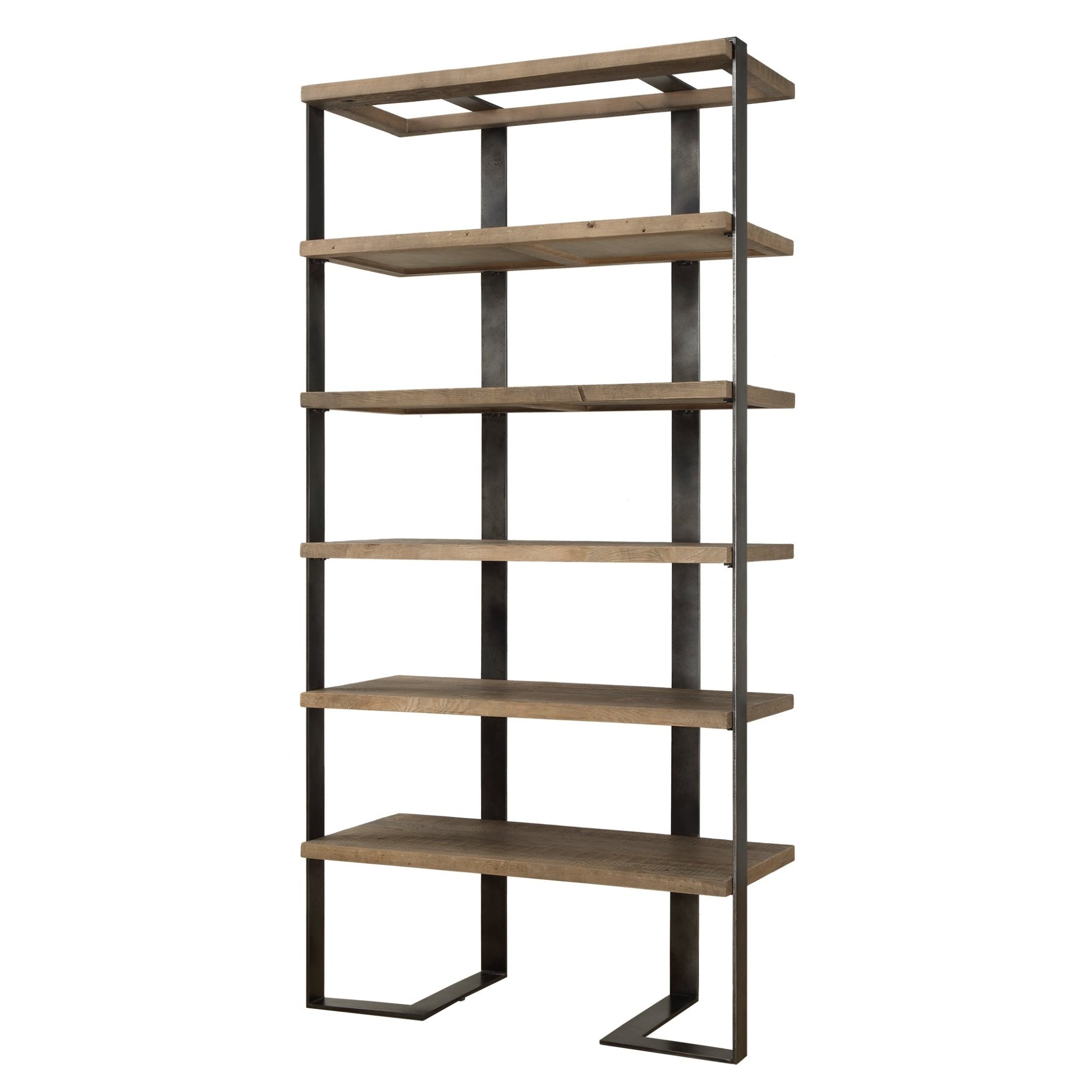 Felix Reclaimed Oak Etagere Table Decors| Uttermost