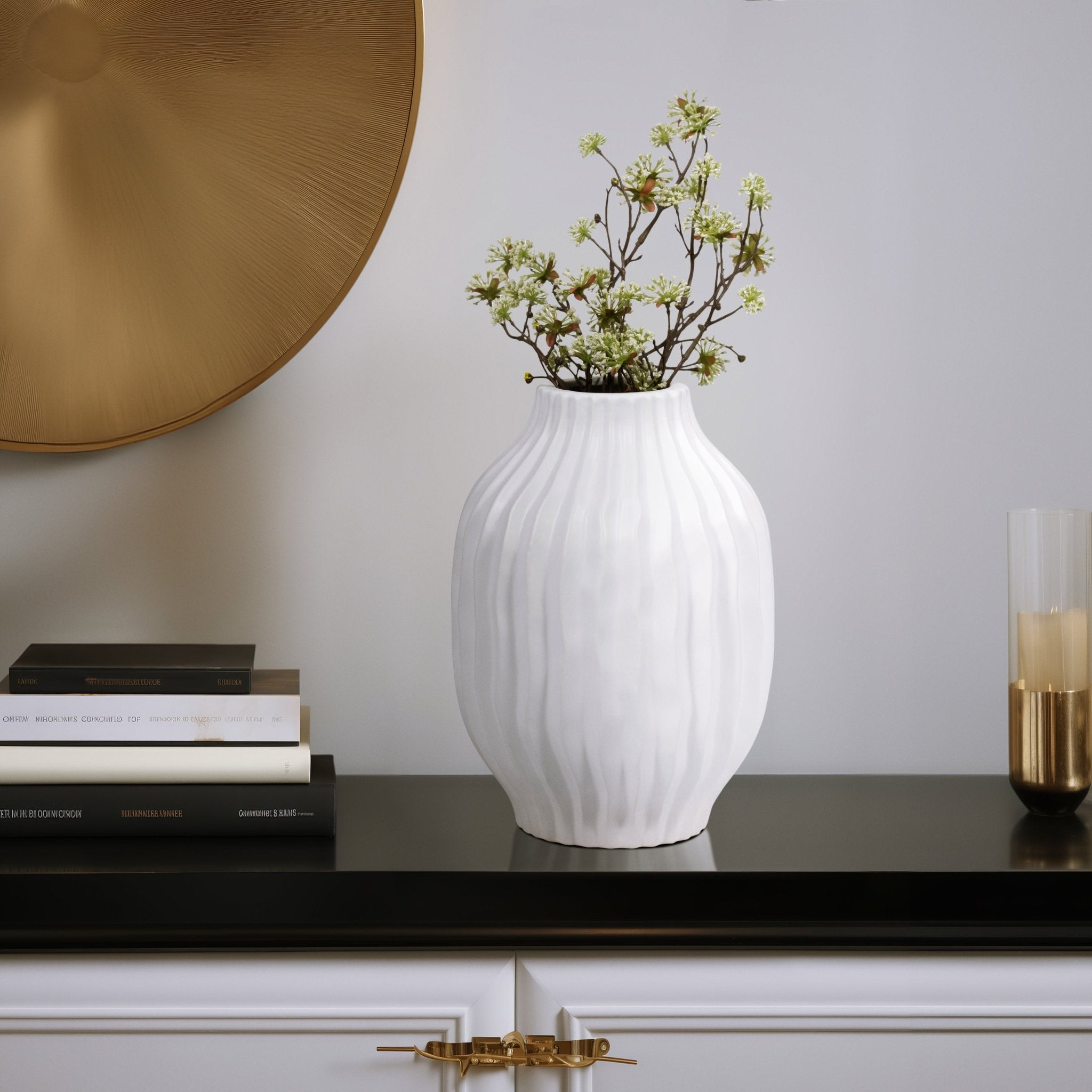 FENTON CERAMIC LIDDED JAR Vases and Jars| Sagebrook Home