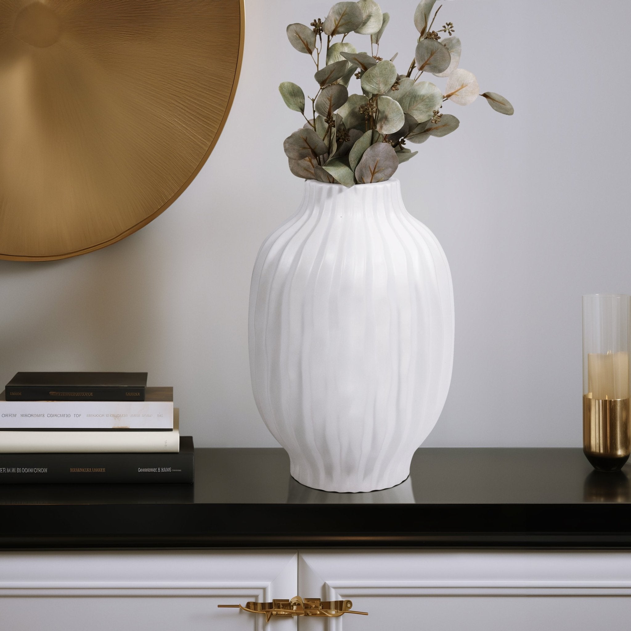FENTON CERAMIC LIDDED JAR Vases and Jars| Sagebrook Home
