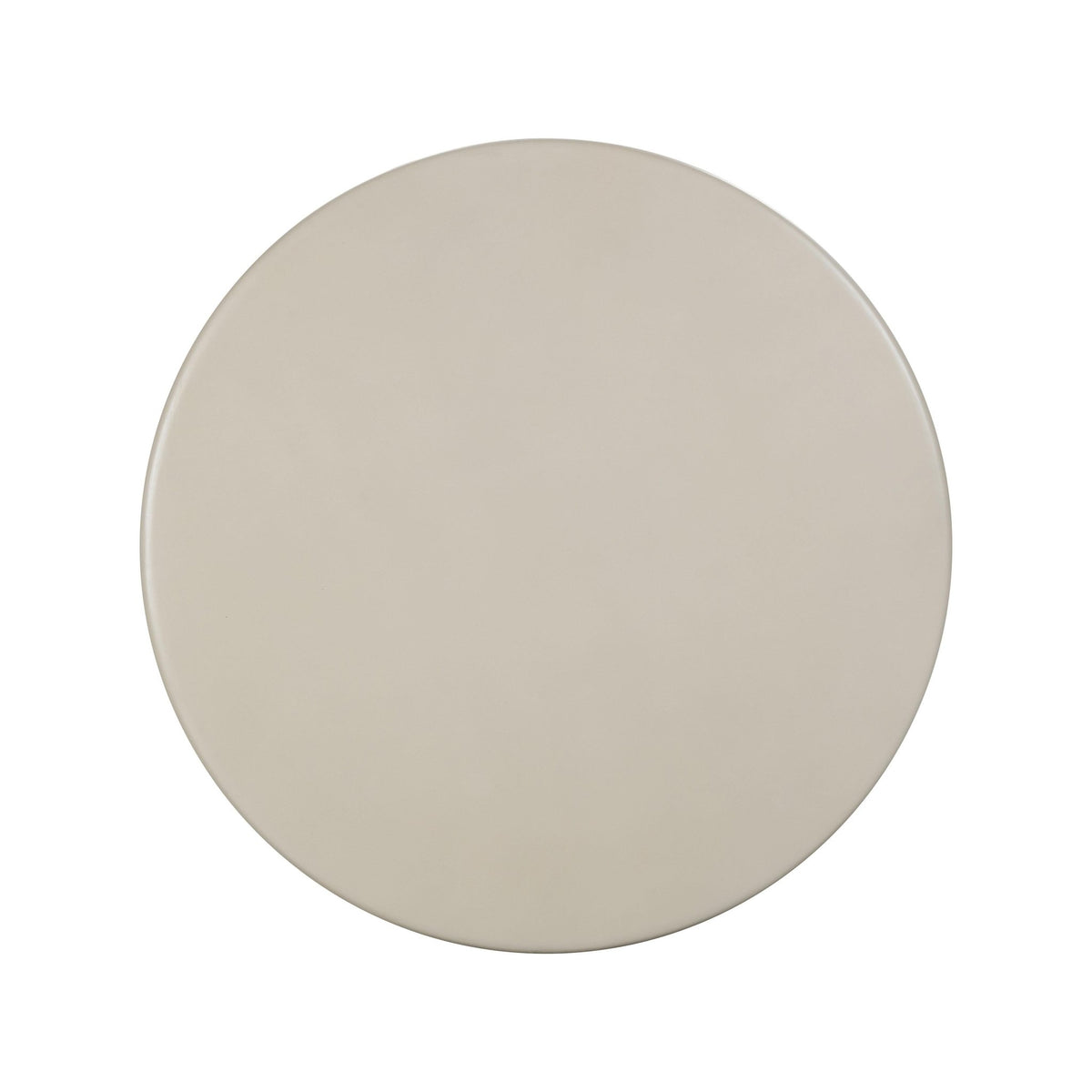Fern Beige Textured Faux Plaster Concrete Indoor / Outdoor Round Dining Table Dining Tables| TOV