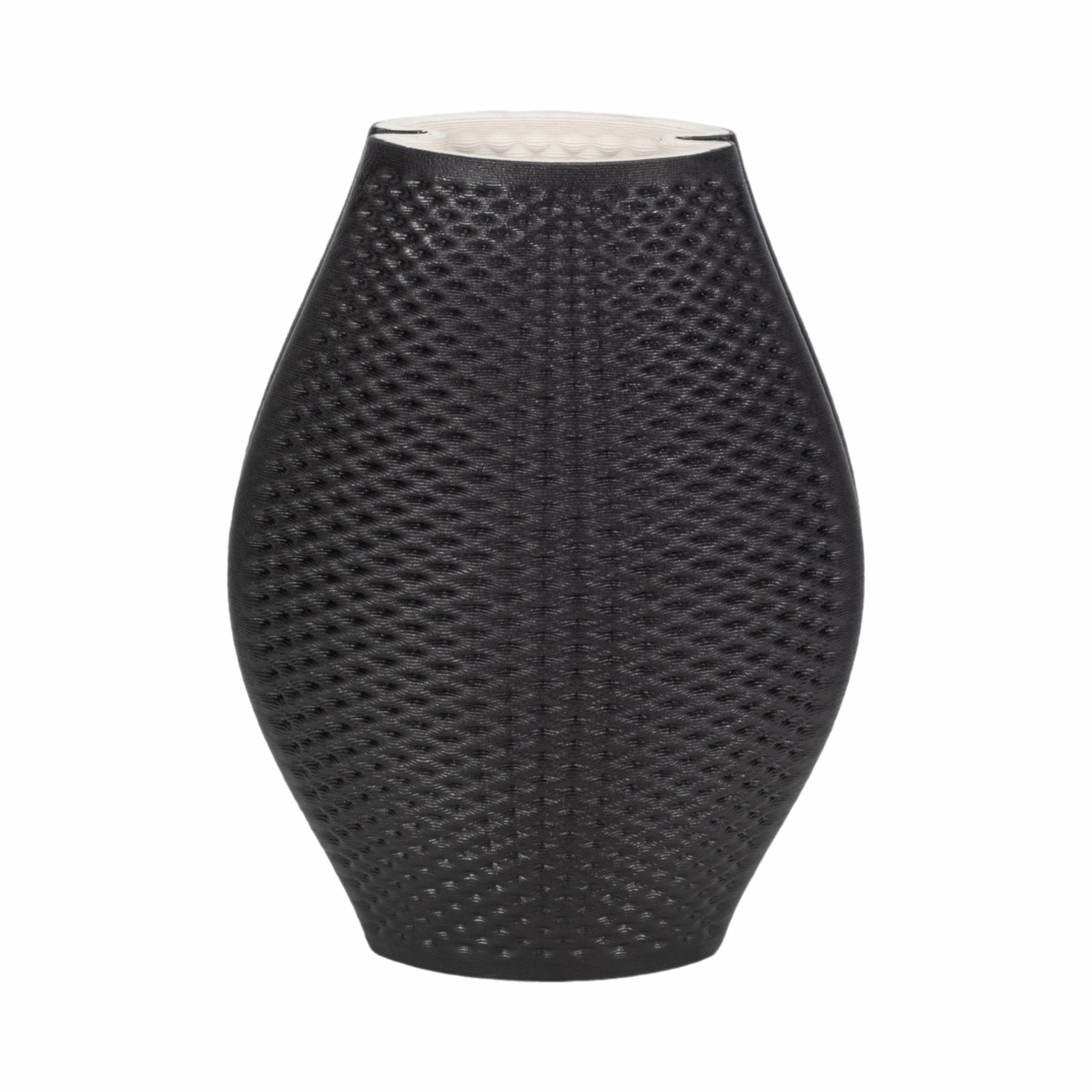 Fernando 3d Printed Vase, Black Vases and Jars| Sagebrook Home