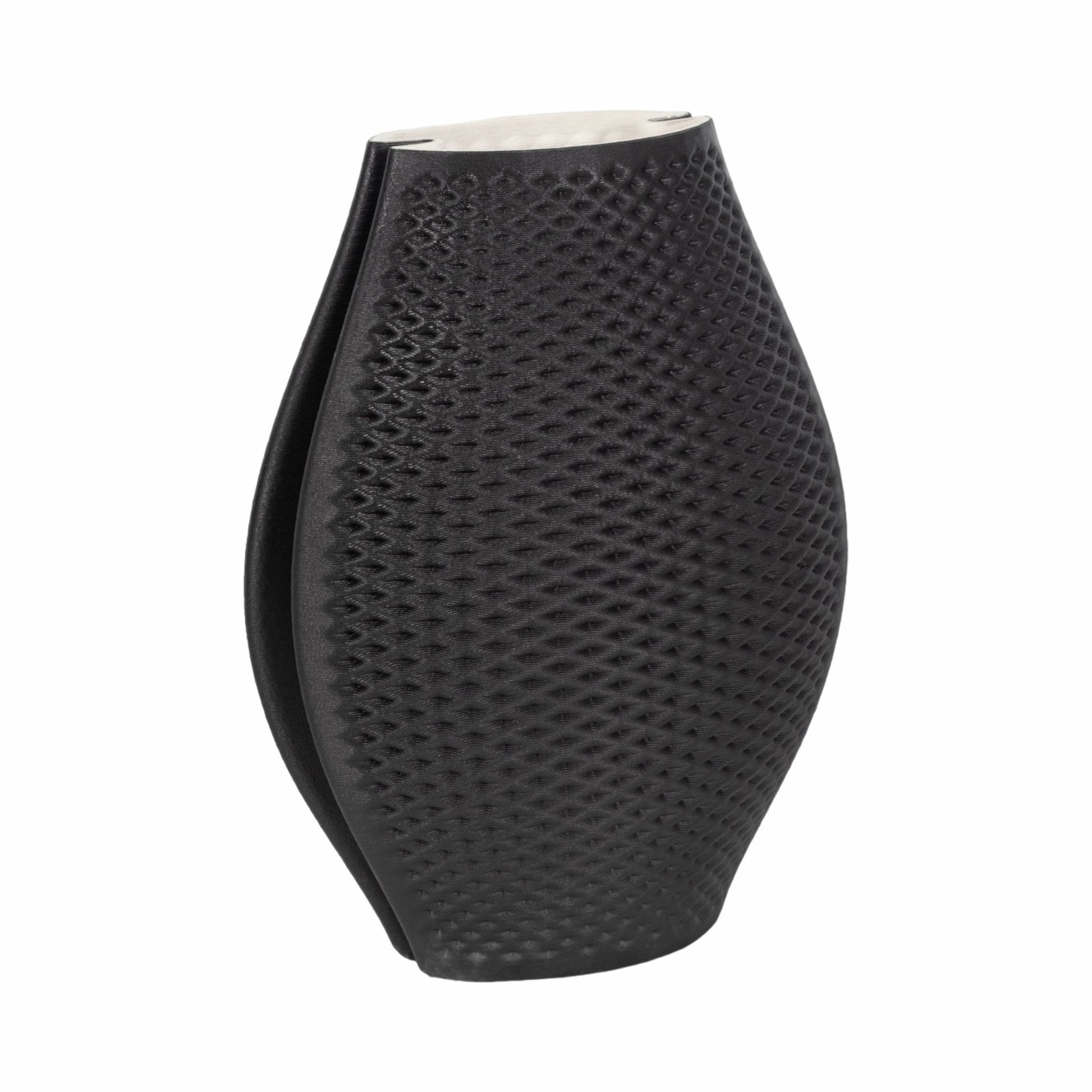 Fernando 3d Printed Vase, Black Vases and Jars| Sagebrook Home