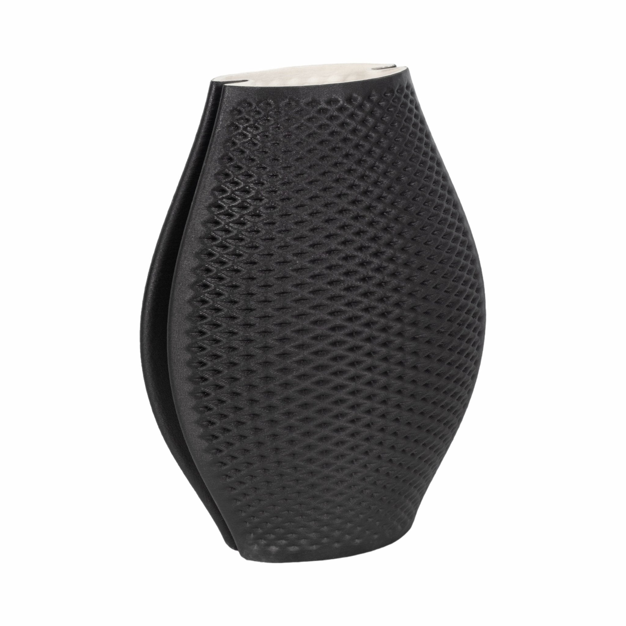 Fernando 3d Printed Vase, Black Vases and Jars| Sagebrook Home