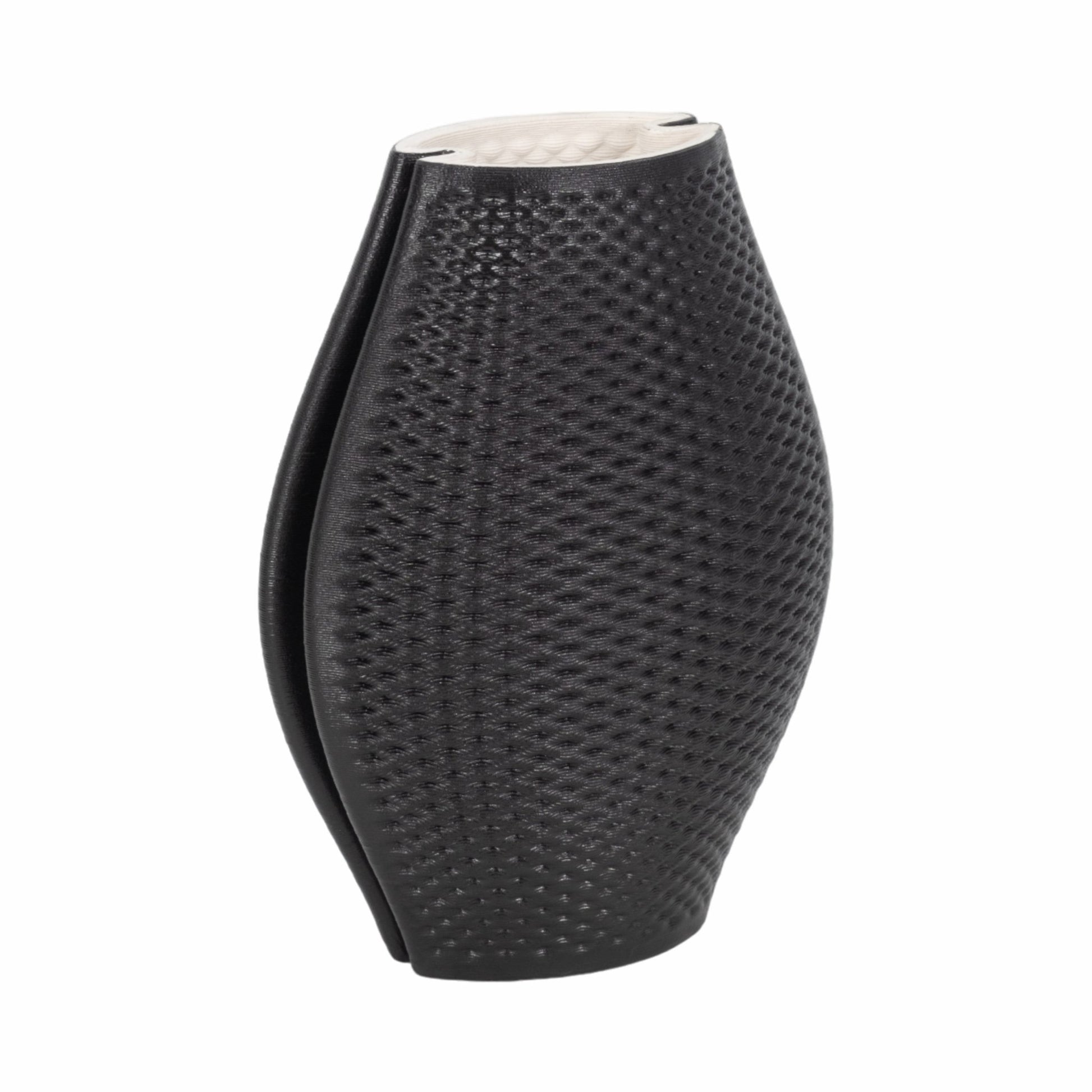 Fernando 3d Printed Vase, Black Vases and Jars| Sagebrook Home