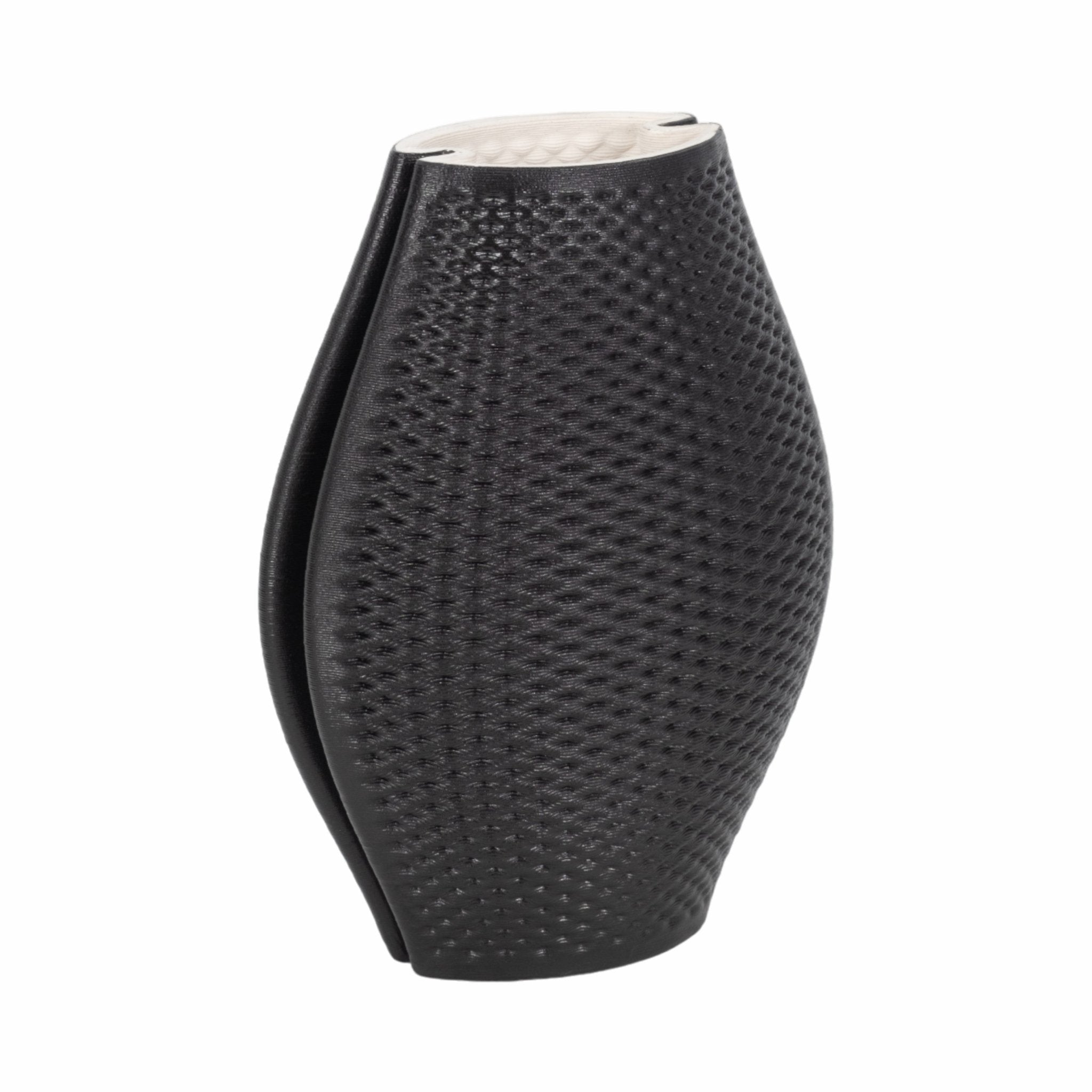 Fernando 3d Printed Vase, Black Vases and Jars| Sagebrook Home