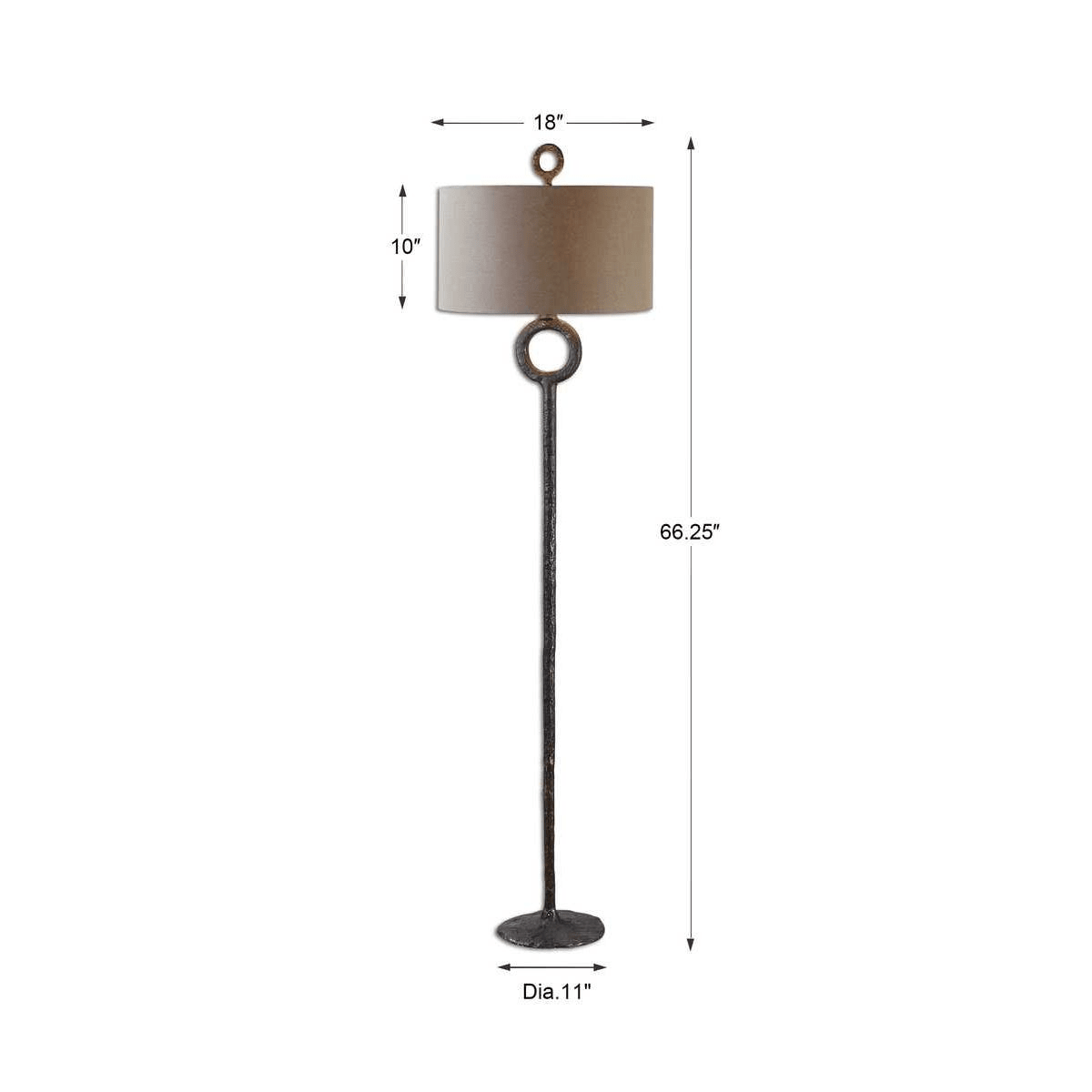 Ferro Floor Lamp Floor lamps| Uttermost