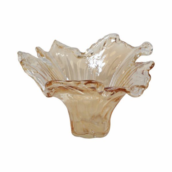 19" Fiastra Wide Italian Art Glass Vase Vases and Jars| Sagebrook Home