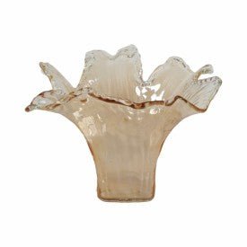 19" Fiastra Wide Italian Art Glass Vase Vases and Jars| Sagebrook Home
