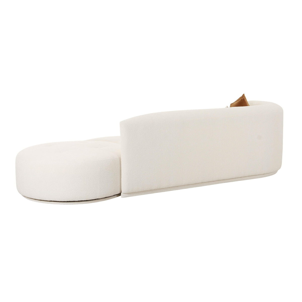 Fickle Cream Boucle 2-Piece Chaise Modular LAF Sofa Sofas & Loveseats| TOV