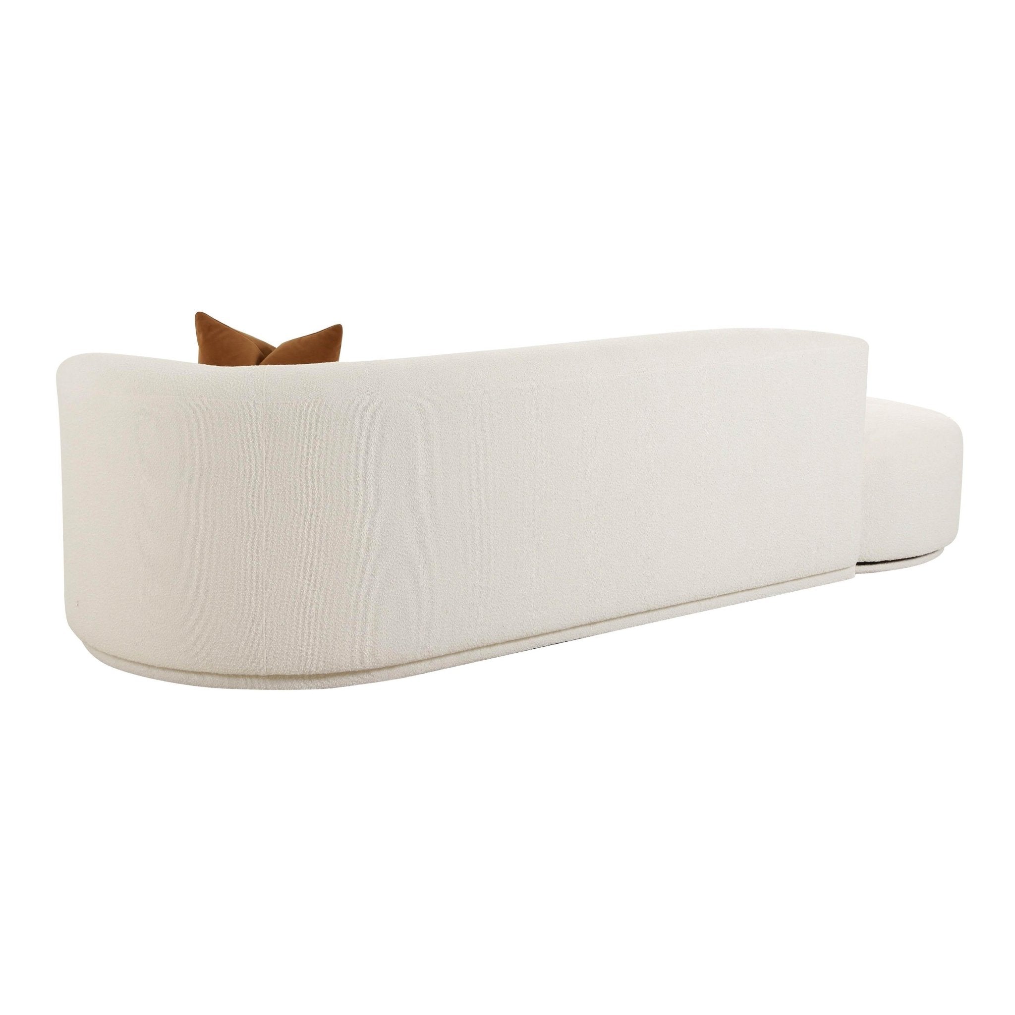 Fickle Cream Boucle 2-Piece Chaise Modular RAF Sofa Sofas & Loveseats| TOV