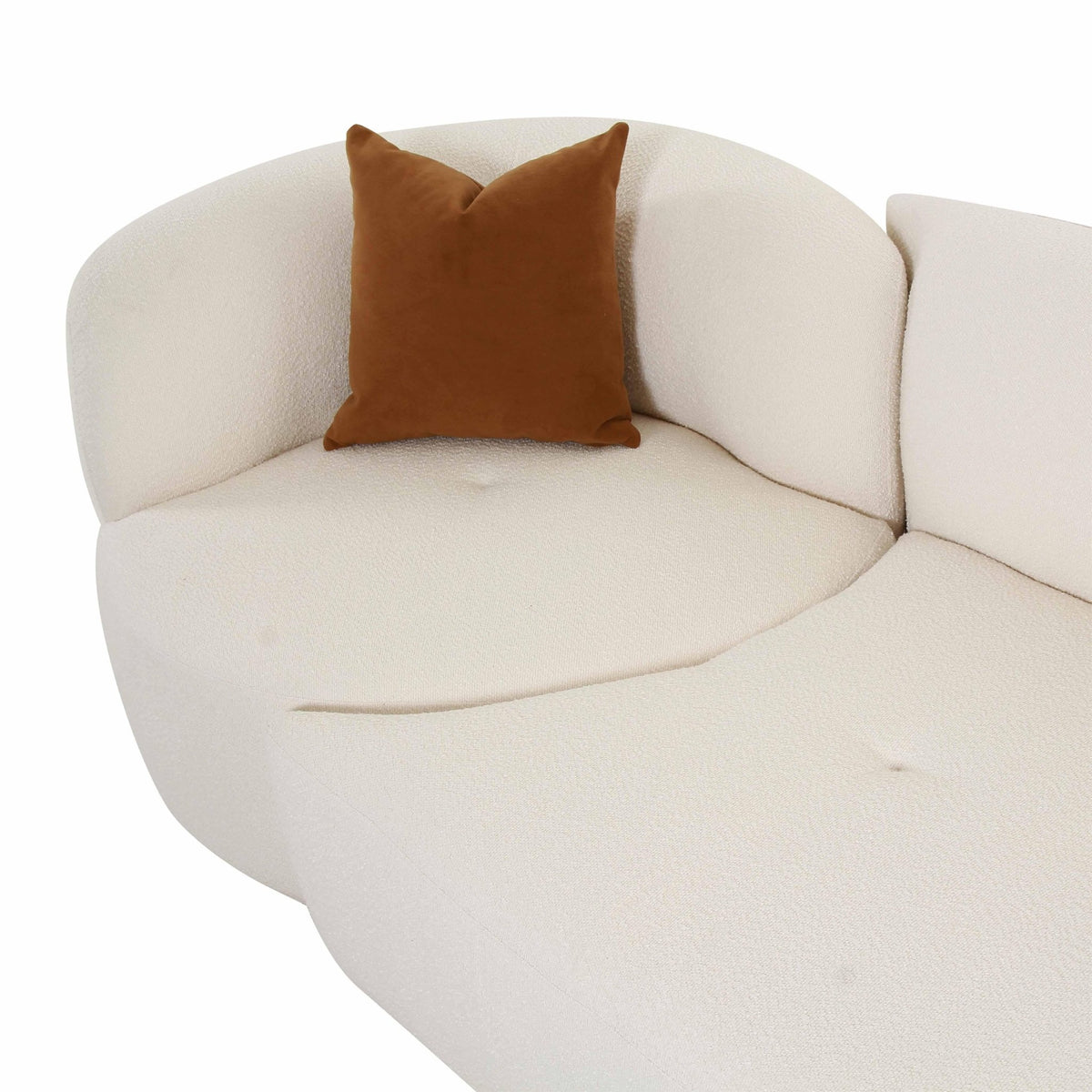 Fickle Cream Boucle 3-Piece Modular Sofa Sofas & Loveseats| TOV