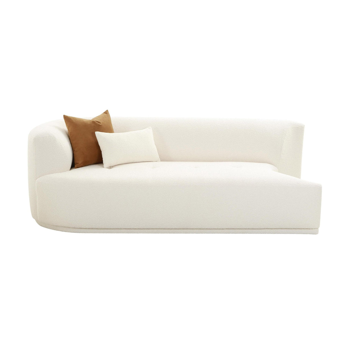 Fickle Cream Boucle Modular LAF Loveseat Sofas & Loveseats| TOV
