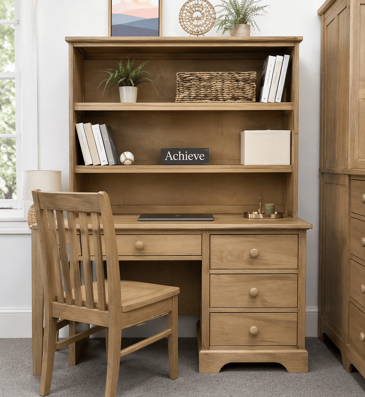 Fillmore Desk Hutch Desk| Roots Furniture