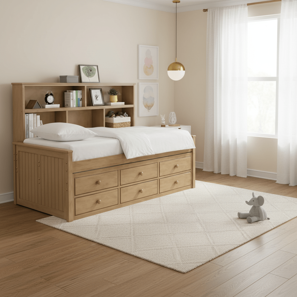 Fillmore Full Sideway Bed w/ 6 Drawer Storage Cabinets & Chests| Roots Furniture