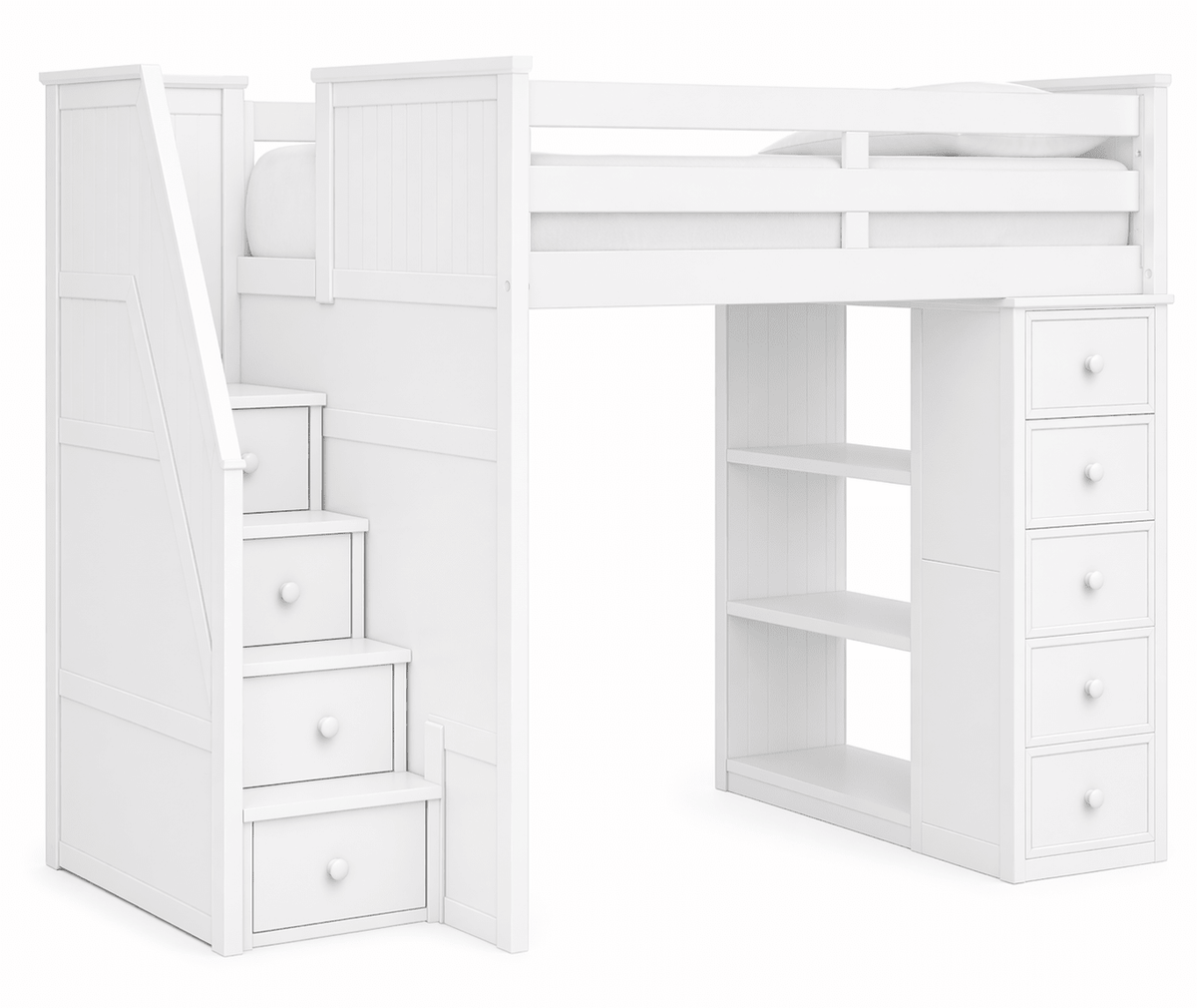 Fillmore Stair Full Loft Beds| Roots Furniture