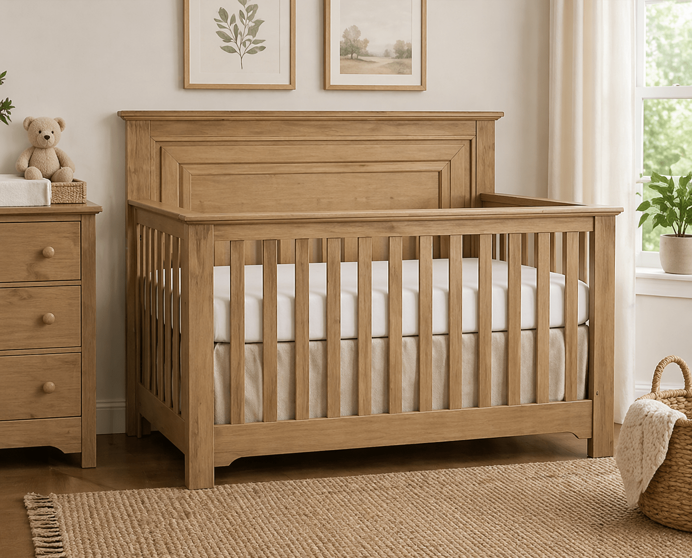 Fillmore Straight Panel Conversion Crib Beds| Roots Furniture