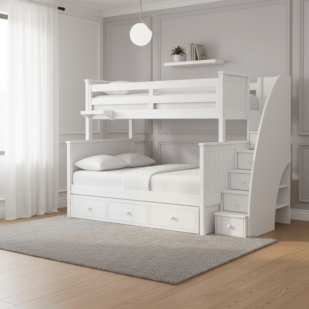 Fillmore Twin/Full Bunk Bed w/Trundle Beds| Roots Furniture