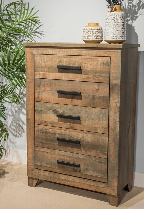 Finaria Five Drawer Chest - Al Rugaib Furniture