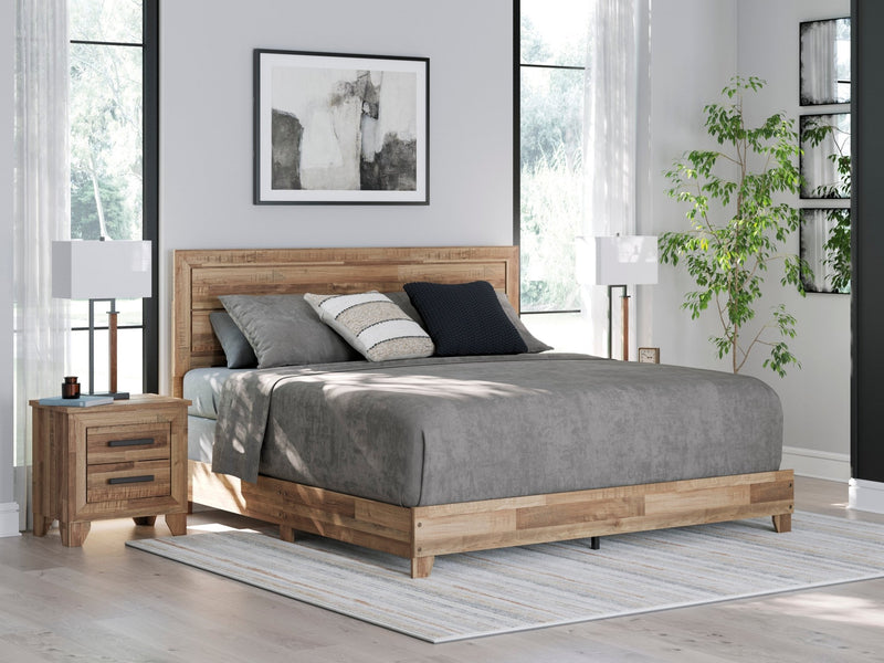 Finaria King Panel Bed - Al Rugaib Furniture