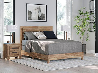 Finaria Queen Panel Bed - Al Rugaib Furniture