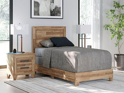 Finaria Twin Panel Bed - Al Rugaib Furniture
