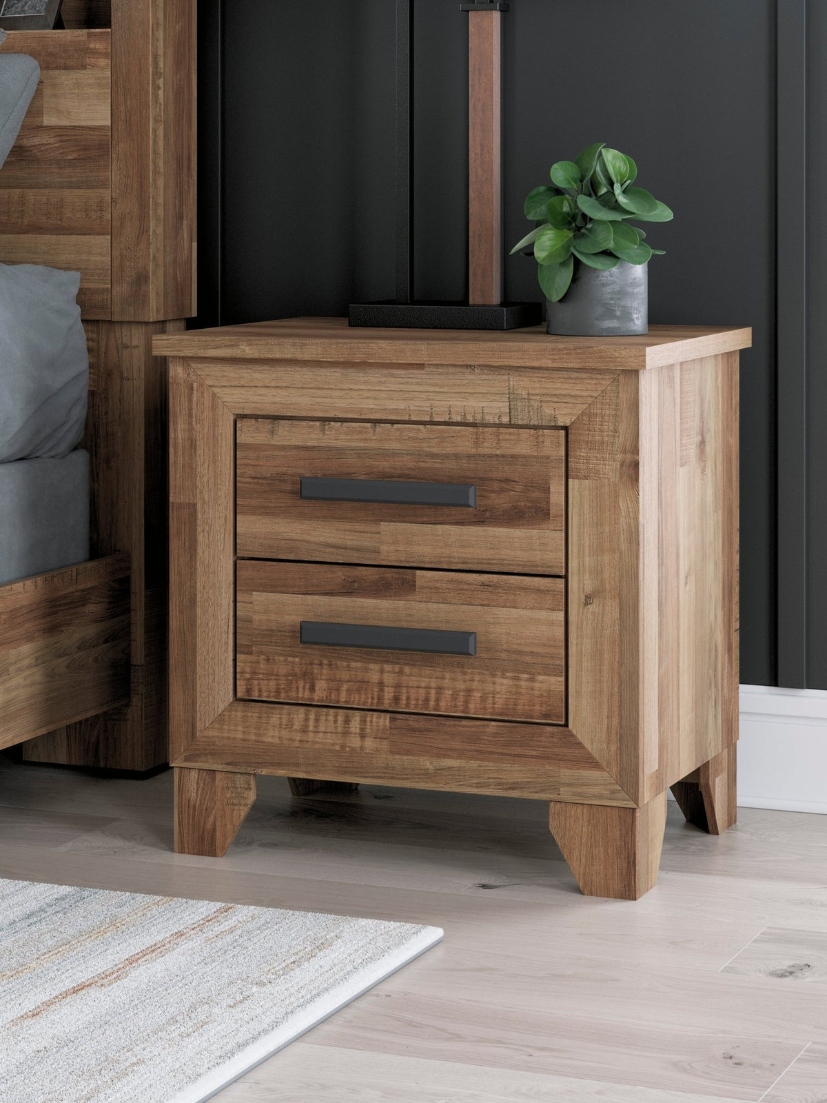 Finaria Two Drawer Night Stand Nightstands| Ashley Homestore