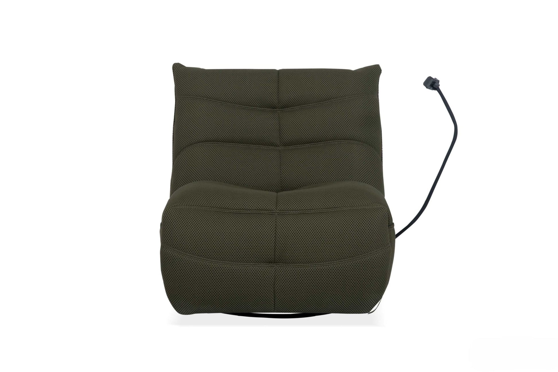 Finn Army green Swivel Power Recliner Recliners| Roots Furniture