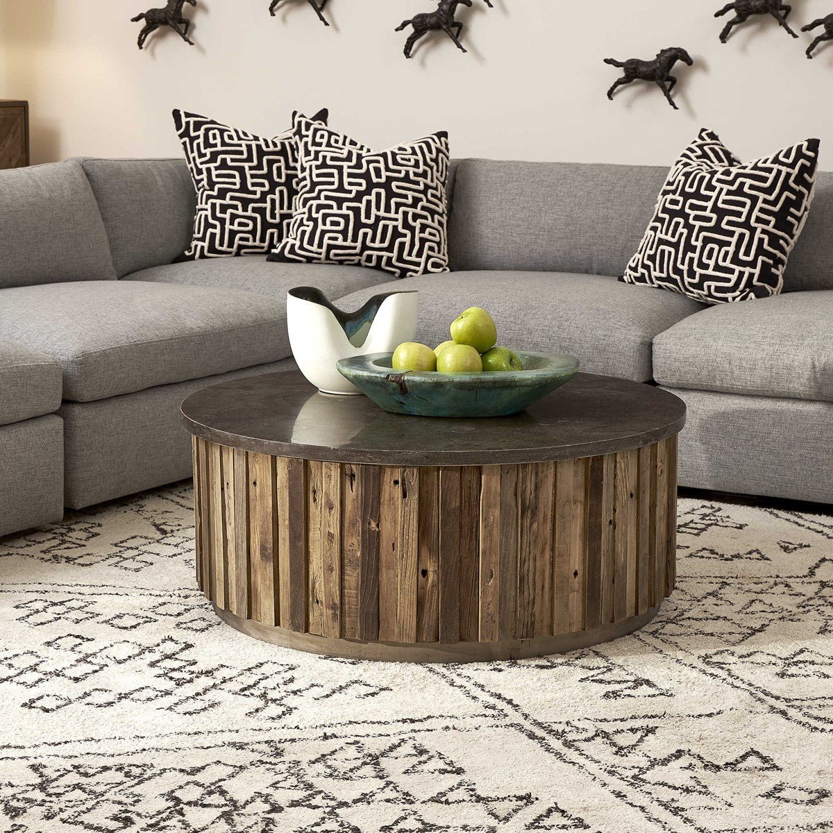 Finnegan Coffee Table, 2 Cartons Table Decors| Uttermost