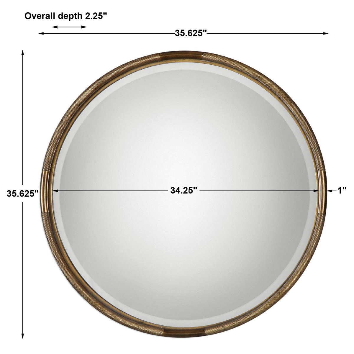 Finnick Round Mirror Mirrors| Uttermost