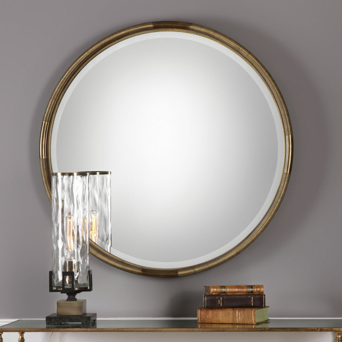 Finnick Round Mirror Mirrors| Uttermost