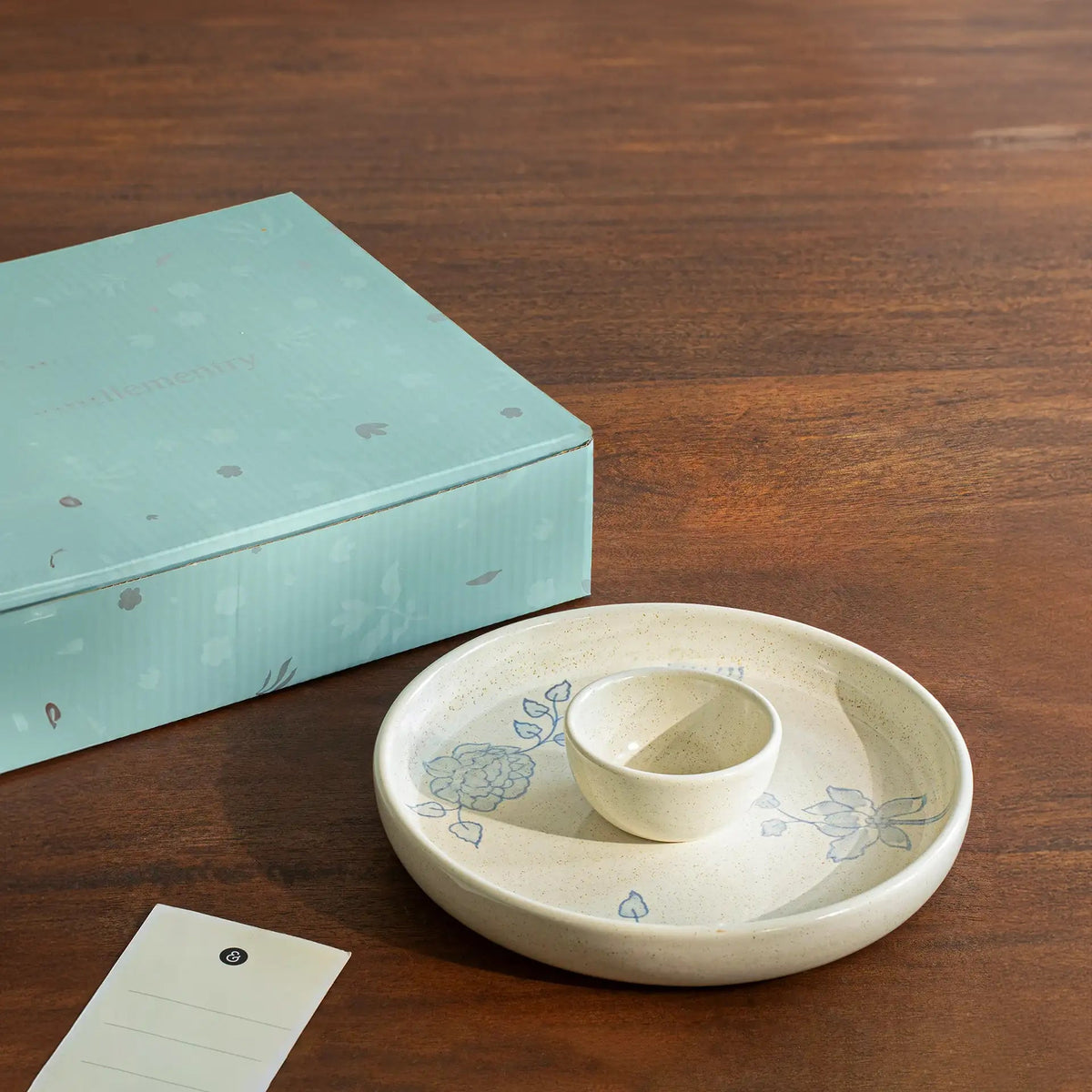 Fiore Ceramic Chip N Dip Box| Roots Furniture