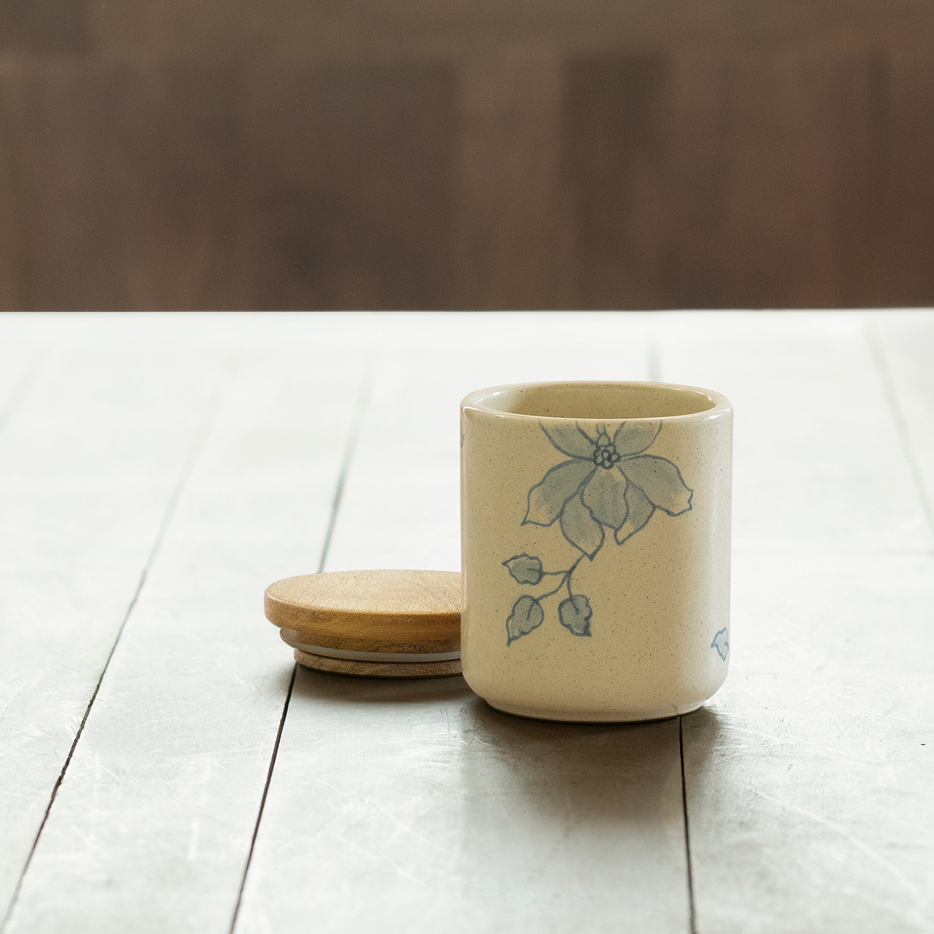 Fiore Ceramic Jar Small Bottles & Containers| Roots Furniture