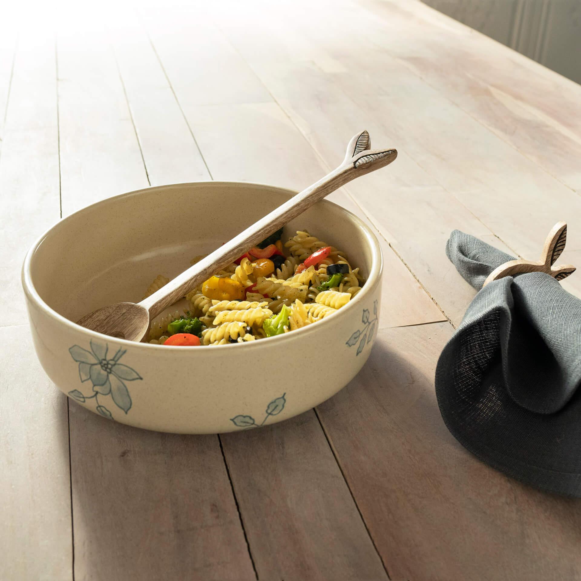 Fiore Ceramic Serving Bowl Box| Roots Furniture