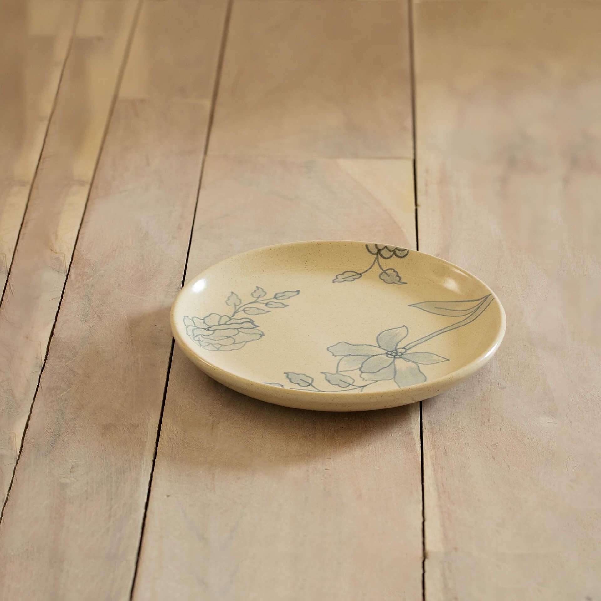 Fiore Ceramic Side Plate Box| Roots Furniture