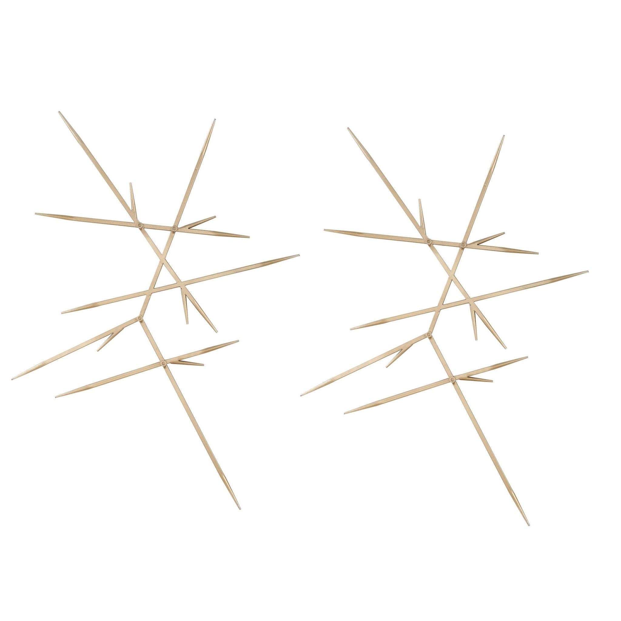 Fireworks Silver Wall Decor, S/2 Wall Decors| Uttermost