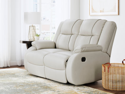 First Base Reclining Loveseat - Al Rugaib Furniture
