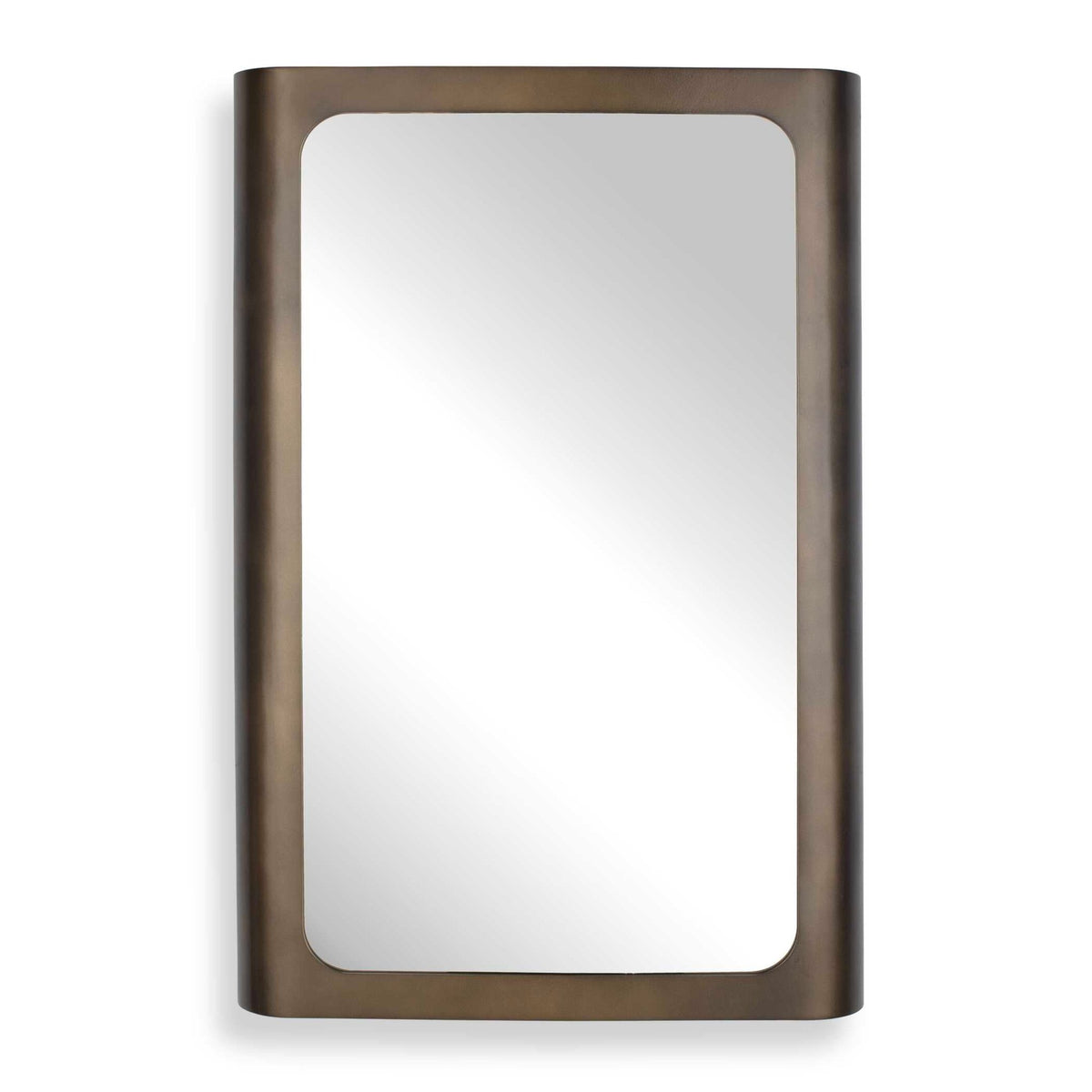 Fischer Curved Edge Gold Bronze Mirror Mirrors| Uttermost