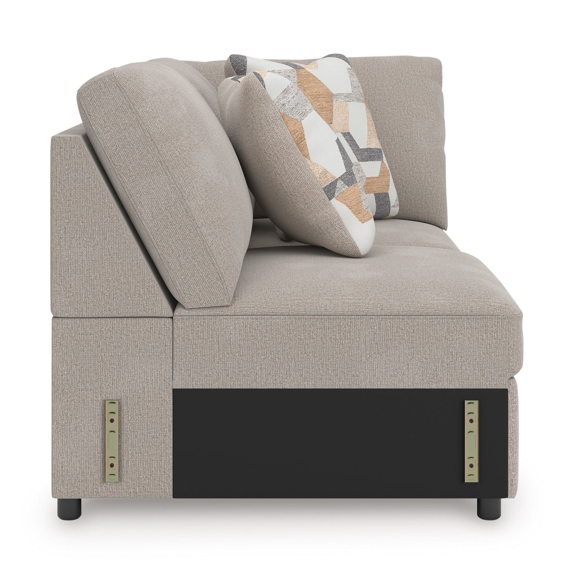 Flaglere  Armless Loveseat with Wedge Sectionals| Ashley Homestore