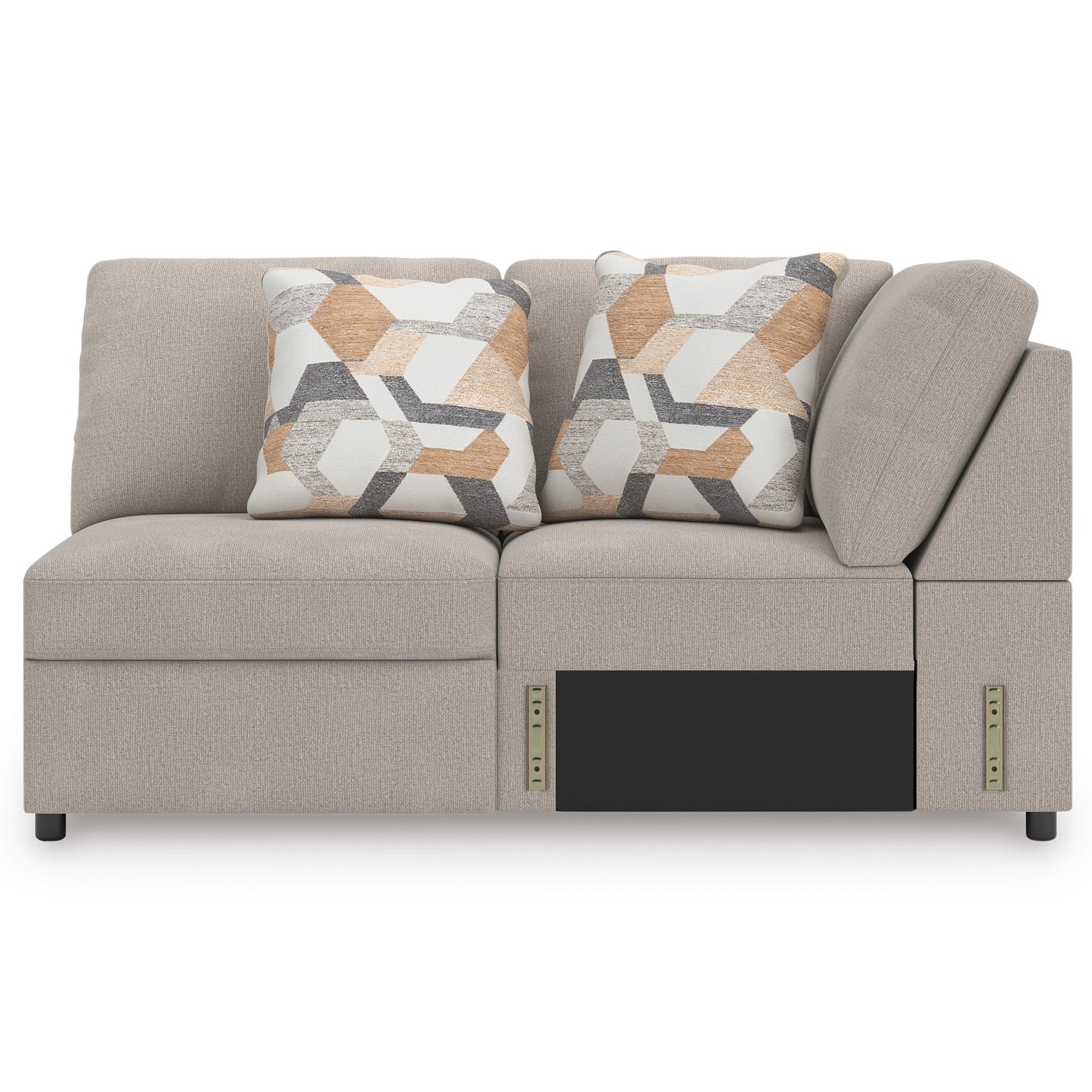Flaglere  Armless Loveseat with Wedge Sectionals| Ashley Homestore