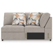 Flaglere  Armless Loveseat with Wedge