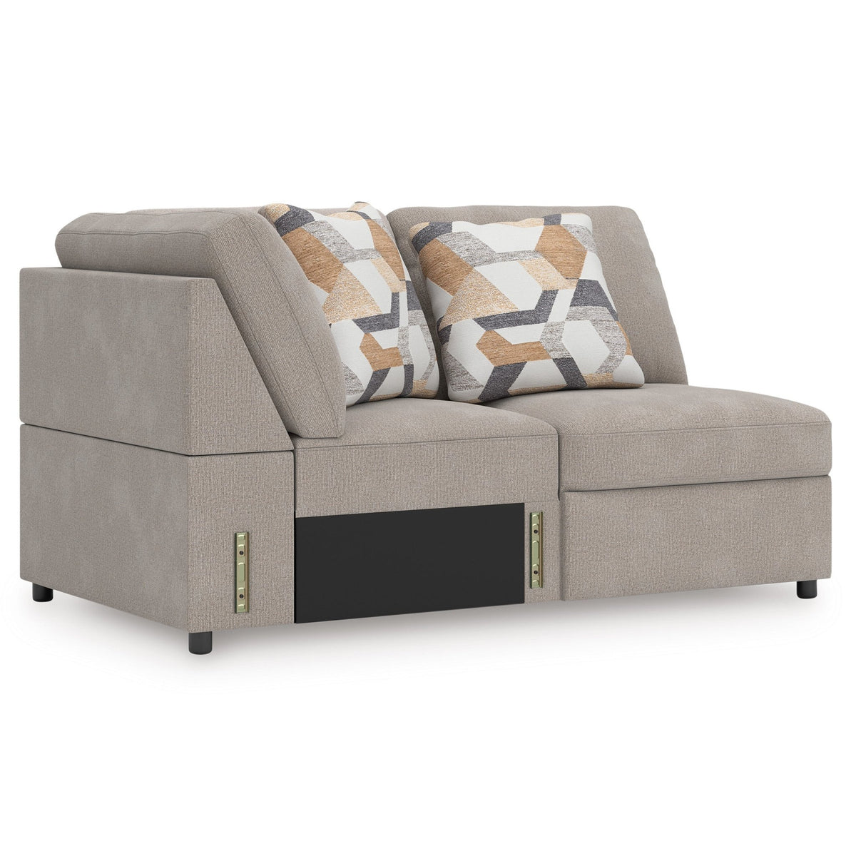 Flaglere  Armless Loveseat with Wedge Sectionals| Ashley Homestore