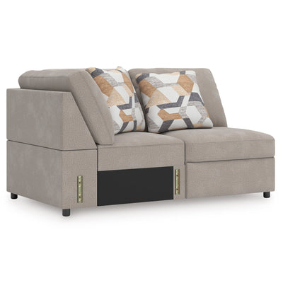 Flaglere  Armless Loveseat with Wedge - Al Rugaib Furniture