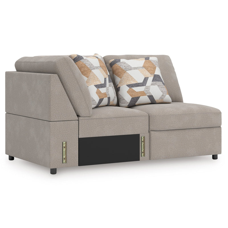 Flaglere  Armless Loveseat with Wedge - Al Rugaib Furniture