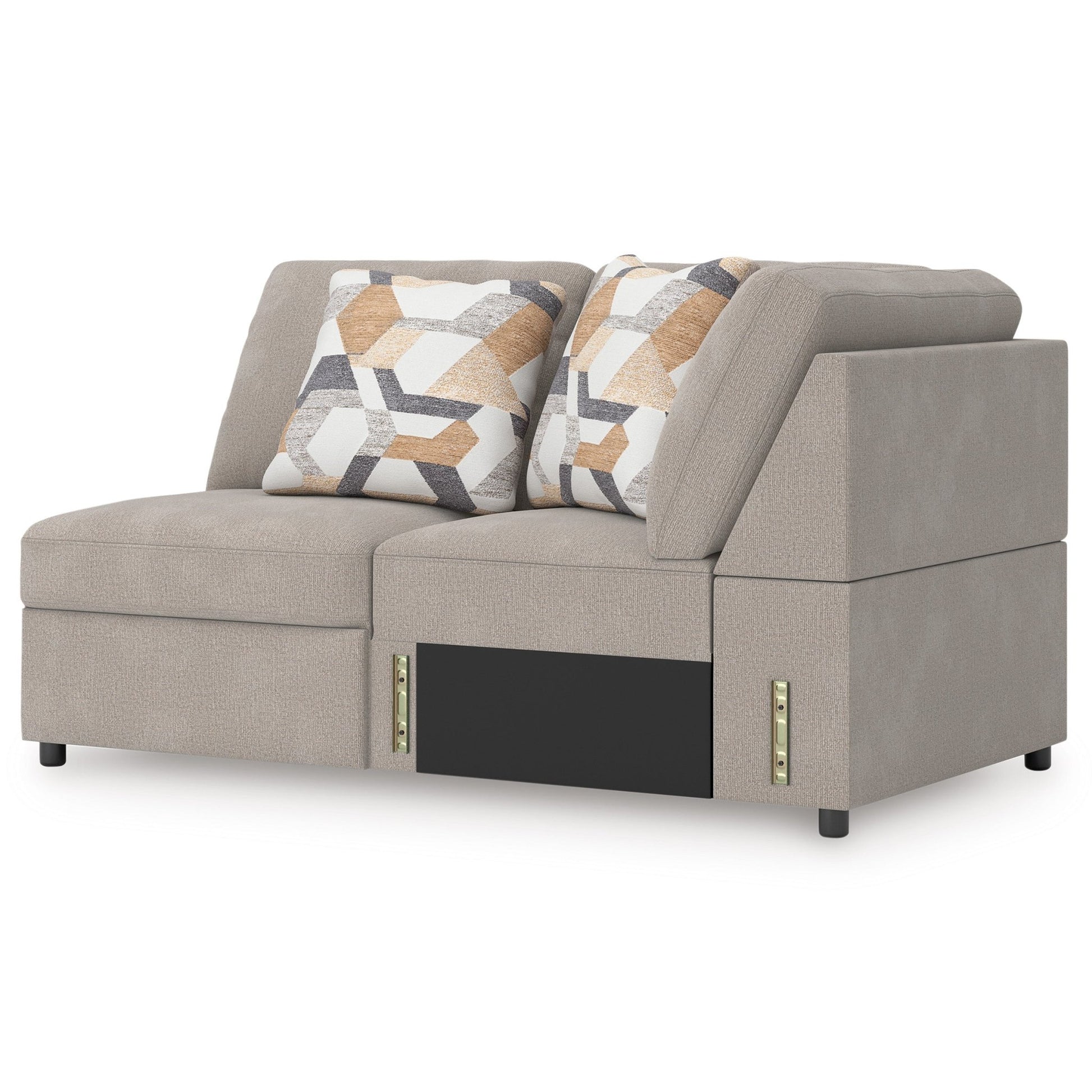 Flaglere  Armless Loveseat with Wedge Sectionals| Ashley Homestore