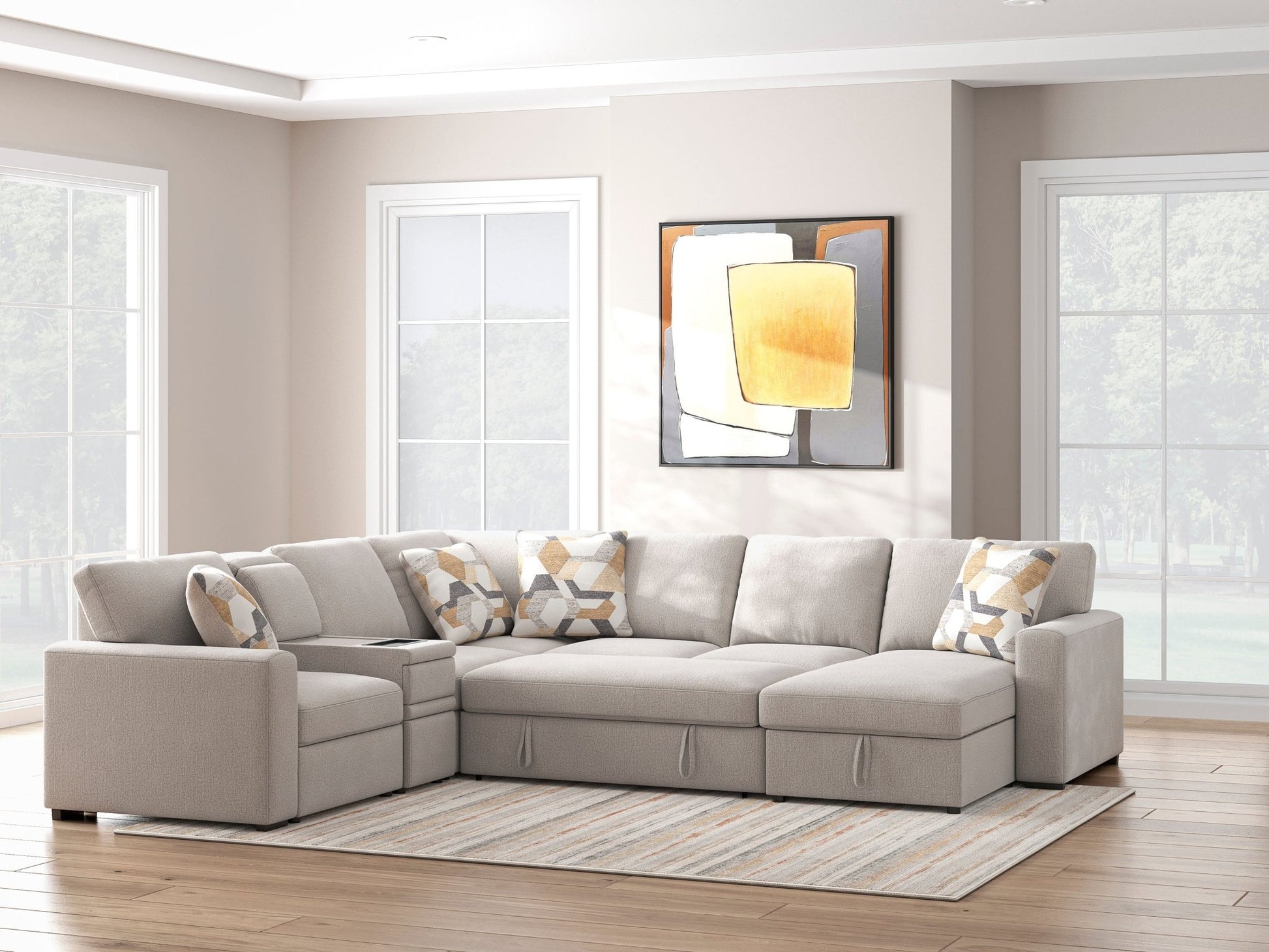 Flaglere  LAF Chair Sectionals| Ashley Homestore