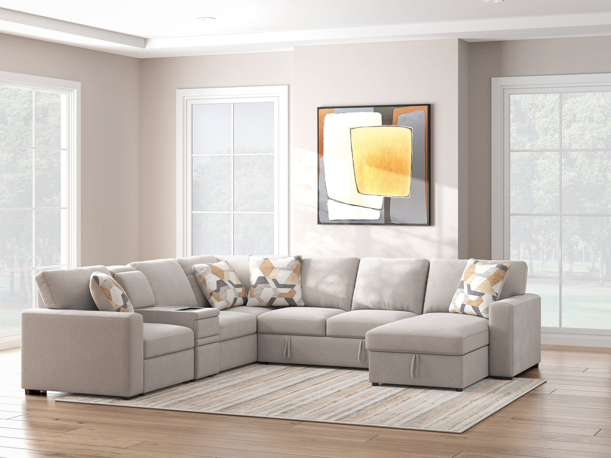 Flaglere  RAF Chaise Sectionals| Ashley Homestore