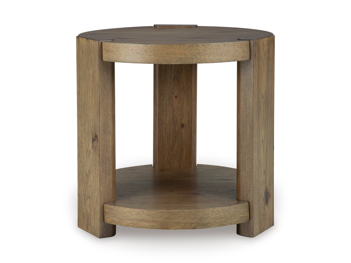 Flangren Round End Table End Tables| Ashley Homestore